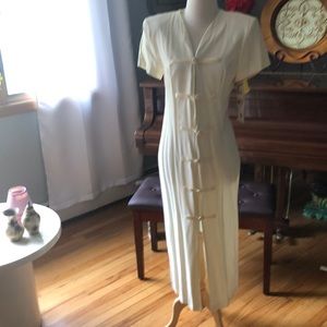 Ivory color dress button down